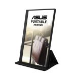 Monitor portátil ASUS ZenScreen MB165B de 15.6 pulgadas con resolución 1366 x 768 píxeles, ideal para viaje o segunda pantalla, SKU MB165B