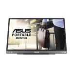 Monitor portátil ASUS ZenScreen MB16ACE LED de 15.6 pulgadas con resolución Full HD 1920 x 1080 en color gris, SKU MB16ACE
