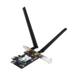Tarjeta WLAN Interna modelo ASUS PCE-AXE5400 con velocidad de 2402 Mbit/s y SKU PCE-AXE5400