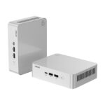 ASUS NUC 15 Pro+ mini PC en color plata con procesador Intel U7000, modelo RNUC15CRSU700002, SKU 90AR00P3-M00040