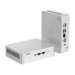 ASUS NUC 15 Pro+ mini PC en color plata con procesador Intel U7000, modelo RNUC15CRSU700002, SKU 90AR00P3-M00040