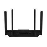Router inalámbrico ASUS RT-BE50 BE3600 de doble banda (2.4 GHz y 5 GHz) en color negro, modelo 90IG09U0-MO3S00