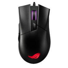 ASUS ROG Gladius II Core ratón para juegos, diseño para mano derecha, USB tipo A, con sensor óptico de 6200 DPI. SKU 90MP01D0-B0UA00