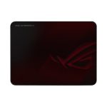 Imagen de la alfombrilla de ratón para juegos ASUS ROG Scabbard II en color rojo, SKU 90MP02H0-BPUA00. Ideal para gamers, con superficie duradera y resistente al agua.