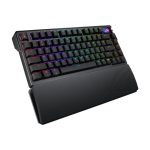 Teclado ASUS ROG Azoth Extreme para juegos, USB, RF Wireless, Bluetooth, QWERTY, Inglés, color negro, SKU 90MP03MA-BKUA01