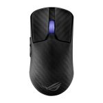 Ratón ASUS ROG Harpe Ace Extreme para juegos, mano derecha, conexión mediante RF Wireless, Bluetooth y USB Type-A, sensor óptico de 42000 DPI, SKU: 90MP03U0-BMUA00