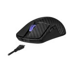 Ratón ASUS ROG Harpe Ace Extreme para juegos, mano derecha, conexión mediante RF Wireless, Bluetooth y USB Type-A, sensor óptico de 42000 DPI, SKU: 90MP03U0-BMUA00