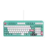 Teclado ASUS TUF Gaming K3 Gen II Hatsune Miku Edition con retroiluminación multicolor y conexión USB. SKU: 90MP0460-BKUA30