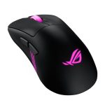 Imagen del ratón ASUS ROG Keris II Origin, diseñado para juegos, con conectividad RF Wireless, Bluetooth y USB Type-A y una resolución óptica de 42000 DPI. SKU: 90MP04A0-BMUA00