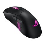 Imagen del ratón ASUS ROG Keris II Origin, diseñado para juegos, con conectividad RF Wireless, Bluetooth y USB Type-A y una resolución óptica de 42000 DPI. SKU: 90MP04A0-BMUA00