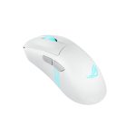 ASUS ROG Keris II Origin WHT ratón de juego para mano derecha con conectividad RF Wireless, Bluetooth y USB Type-A, sensor óptico de 42000 DPI. SKU: 90MP04A0-BMUA10