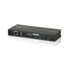 ATEN Unidad de control KVM por IP VGA de un puerto con resolución de 1920 x 1200 y acceso compartido desde consolas local y remota, SKU CN8000A-AT-G