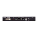 Unidad de control KVM por IP DVI de ATEN, un puerto, resolución de 1920 x 1200, con acceso compartido desde consolas local y remota, SKU CN9600-AT-G