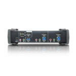 Imagen del switch ATEN KVMP DisplayPort 4K con USB 3.0 de 2 puertos, cables incluidos, SKU CS1922-AT-G