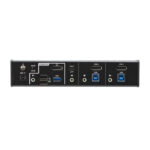 Interruptor KVM ATEN CS1953-AT-G negro, permite controlar múltiples dispositivos con soporte 4K