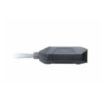 ATEN Switch KVM formato cable con DisplayPort y USB de 2 puertos, incluye selector remoto de puerto, modelo CS22DP-AT