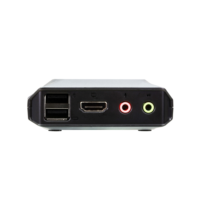ATEN Switch KVM USB 4K HDMI de 2 puertos con cable con selector de puerto remoto 1 ATEN Switch KVM USB 4K HDMI de 2 puertos con cable