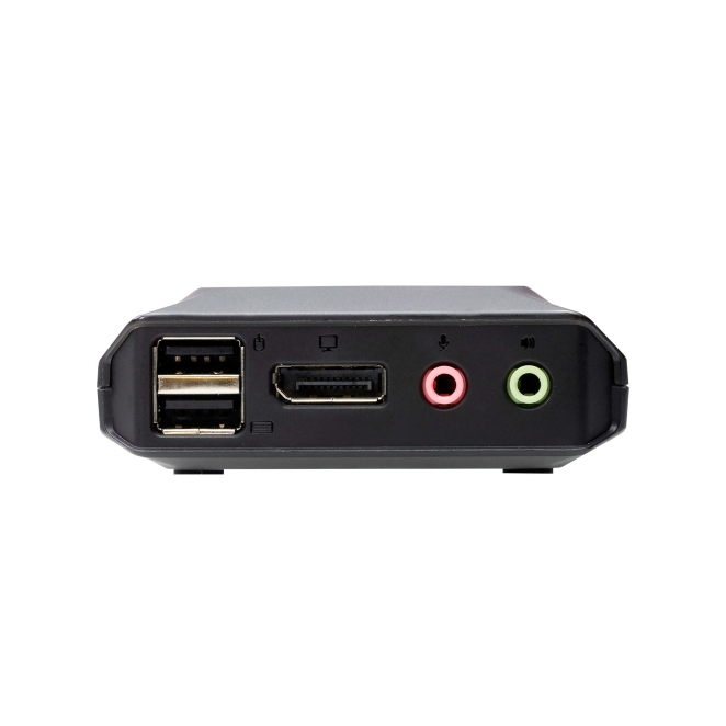 ATEN Switch KVM en formato cable híbrido DisplayPort de 2 puertos USB-C 1 ATEN Switch KVM en formato cable híbrido DisplayPort de 2 puertos USB-C