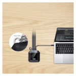 ATEN Switch KVM en formato cable híbrido DisplayPort de 2 puertos USB-C, modelo CS52DP-AT