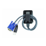 Imagen del interruptor KVM ATEN CV211CP-AT en color negro con puerto USB y HDMI. SKU: CV211CP-AT