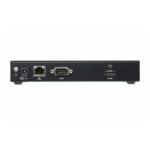 Imagen de la ATEN estación de consola por IP KVM HDMI, modelo KA8280-AX-G, con capacidades de control remoto y conectividad HDMI.