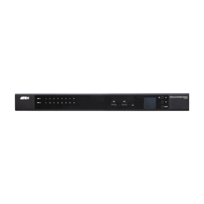 ATEN interruptor KVM con montaje en rack negro Interruptor KVM ATEN KG0016-AX-G para montaje en rack, color negro