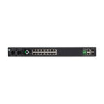 Interruptor KVM ATEN KG0016-AX-G para montaje en rack, color negro
