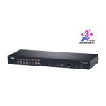 ATEN Switch KVM por IP multi-interfaz de 16 puertos con acceso compartido desde consolas local y remota, SKU KH1516AI-AX-G