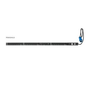 ATEN PE6324LG-AX unidad de distribución de energía (PDU) con 24 salidas AC y diseño 0U en color negro. SKU: PE6324LG-AX