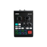 ATEN Mezclador de audio para pódcast con IA, modelo MicLIVE de 6 canales, SKU UC8000-AT