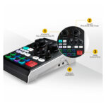 ATEN Mezclador de audio para pódcast con IA, modelo MicLIVE de 6 canales, SKU UC8000-AT