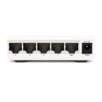 Axis switch no administrado modelo 02101-002, Fast Ethernet 10/100, con soporte PoE y diseño en color blanco