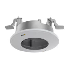 Cámara de seguridad Axis modelo 02381-001 con montaje para vivienda, ideal para vigilancia y seguridad en el hogar.