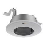 Cámara de seguridad Axis modelo 02381-001 con montaje para vivienda, ideal para vigilancia y seguridad en el hogar.