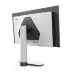 Pantalla BenQ EX271UZ OLED 4K Ultra HD de 26.5 pulgadas, resolución 3840 x 2160 píxeles, SKU 9H.LP2LA.TBE, en colores negro y blanco