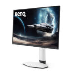 Pantalla BenQ EX271UZ OLED 4K Ultra HD de 26.5 pulgadas, resolución 3840 x 2160 píxeles, SKU 9H.LP2LA.TBE, en colores negro y blanco