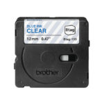 Brother BTAG-133 cinta para impresora de etiquetas, azul sobre transparente, SKU BTAG133
