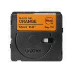 Brother BTAG-T31 cinta para impresora de etiquetas, negro sobre naranja, SKU BTAGT31, ideal para etiquetado industrial