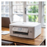 Impresora de inyección de tinta Brother DCP-J1800DWRE1 con resolución de 1200 x 6000 DPI, A4, 17 ppm, Wifi. SKU: DCPJ1800DWRE1