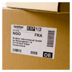 Brother DK-11202 cinta para impresora de etiquetas, impresiones en negro sobre blanco, SKU DK11202
