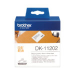 Brother DK-11202 cinta para impresora de etiquetas, impresiones en negro sobre blanco, SKU DK11202