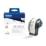 Brother DK-22214 cinta para impresora de etiquetas negro sobre blanco, duradera y versátil, SKU DK22214
