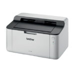 Imagen de la impresora láser Brother HL-1110 con resoluciones de 2400 x 600 DPI, ideal para impresión en A4. SKU HL1110G1.
