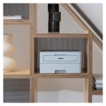 Vista de la impresora Brother HL-L2865DW, láser, 1200 x 1200 DPI, para A4 y conectividad Wifi. SKU: HLL2865DWRE1