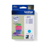 Brother LC221C cartucho de tinta, paquete de 1 pieza original cian para impresoras Brother, SKU: LC221C