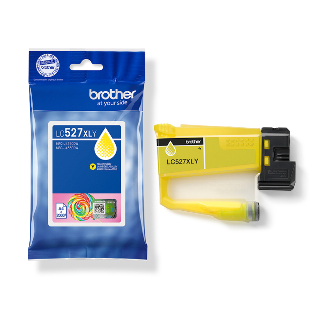 Brother LC527XLY cartucho de tinta 1 pieza(s) Original Alto rendimiento (XL) Amarillo 3 Perfiles de usuario para Brother LC527XLY cartucho de tinta alto rendimiento amarillo (XL)