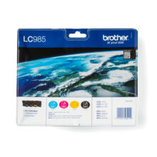 Brother LC985VALBPDR cartucho de tinta original con 4 piezas en negro, cian, magenta y amarillo