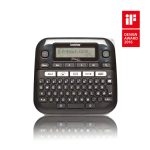 Brother PT-D210 impresora de etiquetas con transferencia térmica, resolución de 180 x 180 DPI, velocidad de 20 mm/s y teclado QWERTY. SKU: PTD210YJ1