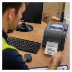 Brother TD-4520TN impresora de etiquetas térmica directa y de transferencia térmica, con resolución de 300 x 300 DPI, velocidad de 127 mm por segundo, conectividad alámbrica Ethernet. SKU: TD4520TNZ1