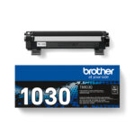Imagen del cartucho de tóner Brother original en color negro, modelo TN-1030, SKU TN1030